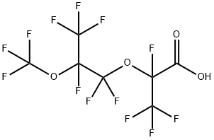Propanoic acid, 2,3,3,3-tetrafluoro-2-[1,1,2,3,3,3-hexafluoro-2-(trifluoromethoxy)propoxy]-